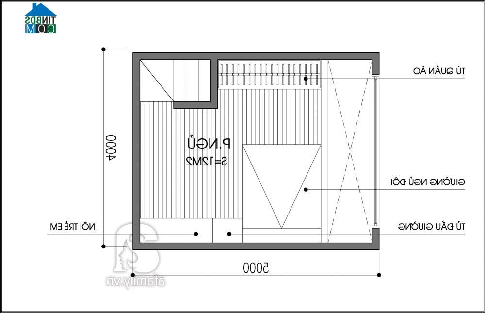 Ảnh Bài trí nội thất căn hộ 20m2 cho gia đình có con nhỏ