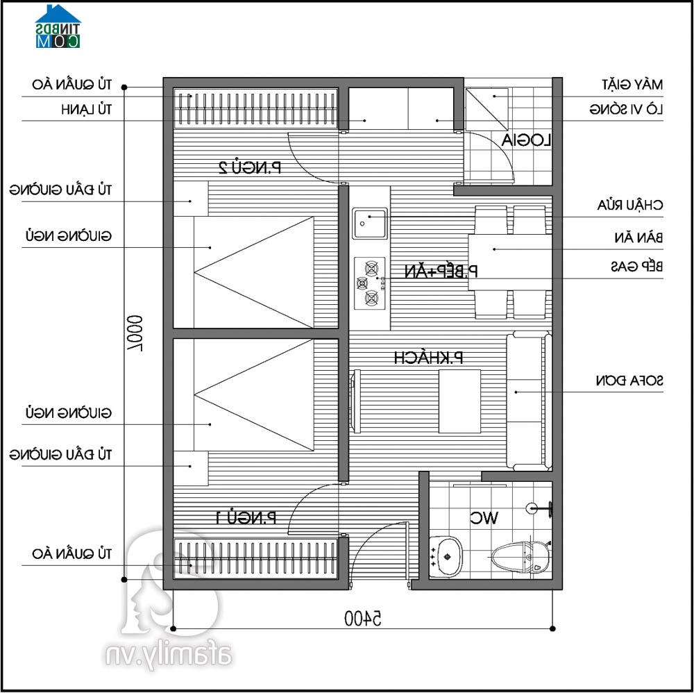 Ảnh Giải pháp thiết kế cho căn hộ nhỏ nhưng cần nhiều phòng