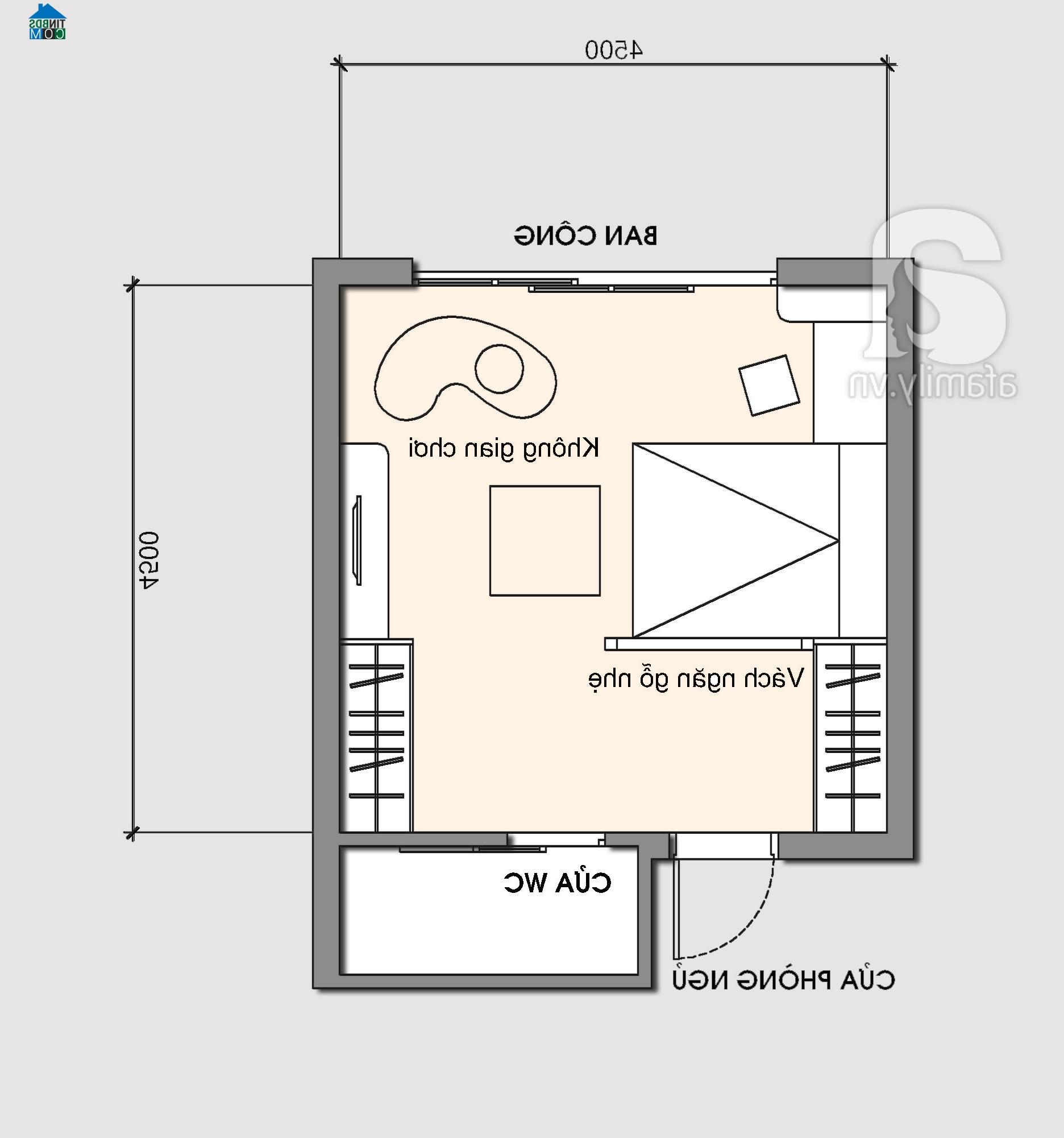 Ảnh Tư vấn bố trí hợp lý phòng ngủ 20m² cho gia đình có con nhỏ