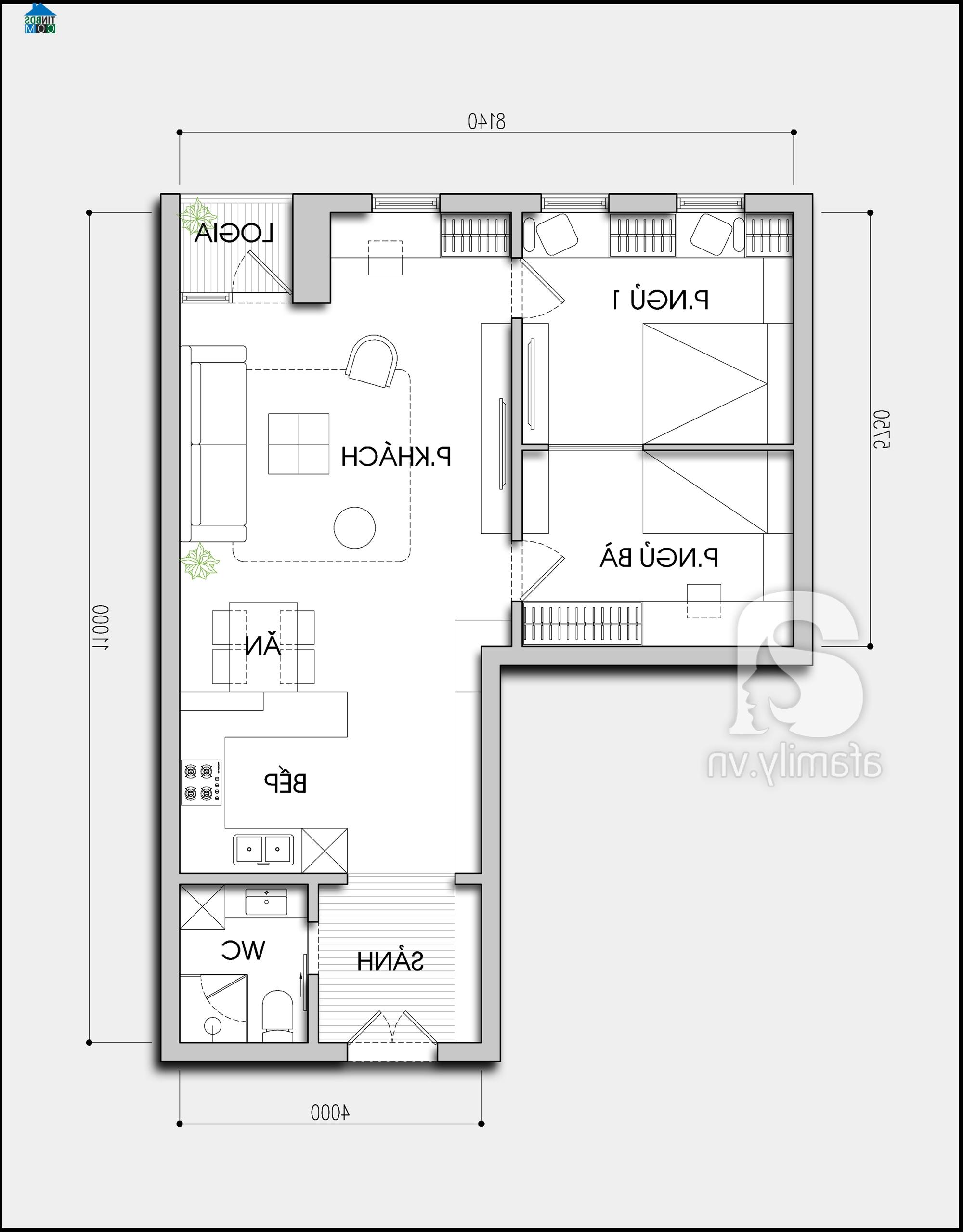 Ảnh Tư vấn cải tạo căn hộ chung cư 65m2