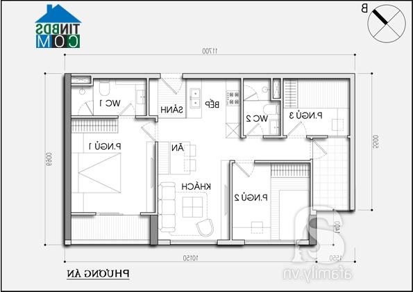 Ảnh Tư vấn bố trí nội thất cho căn hộ chung cư, DT 78 m2