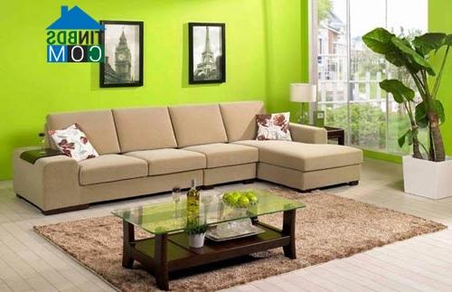 Ghế sofa tốt nhất nên đặt ở vị trí “tài” trong phòng khách