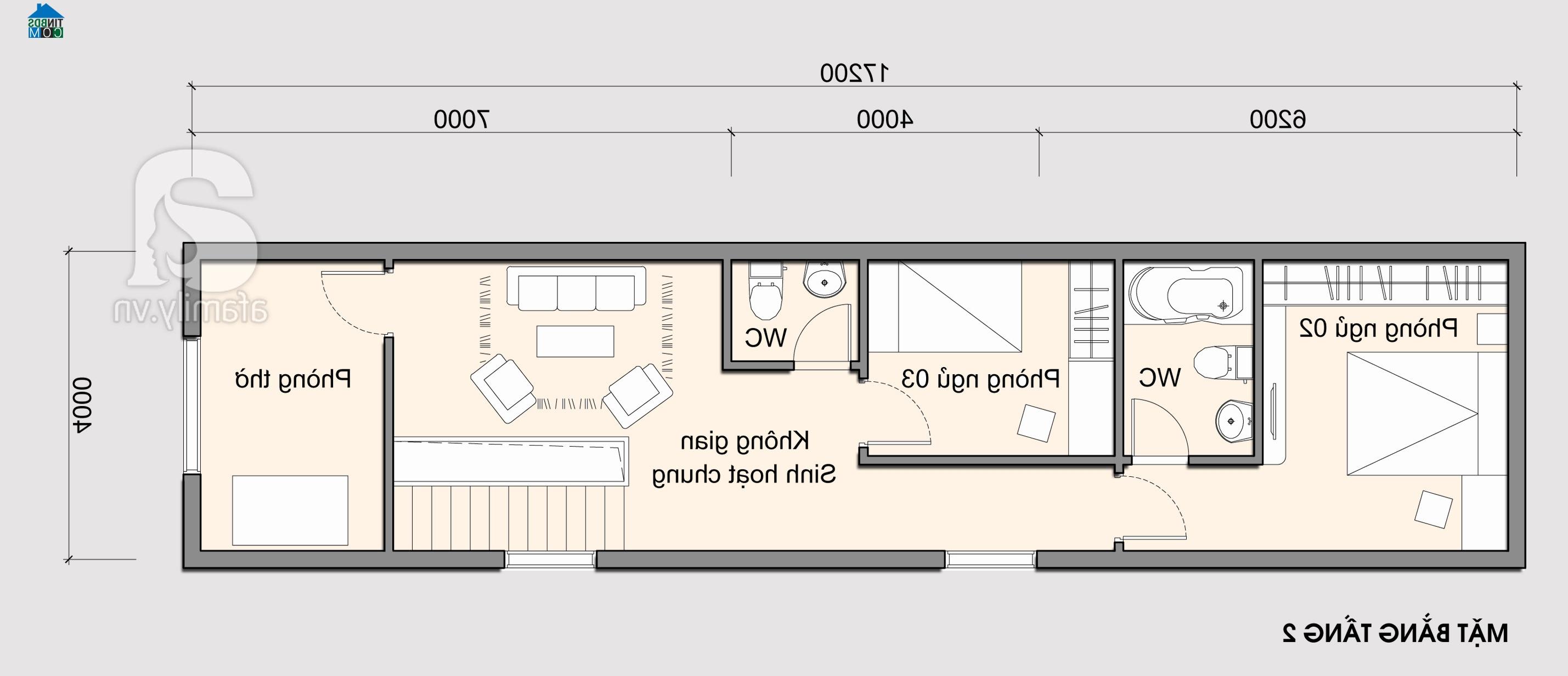 Ảnh Cải tạo nhà ống cho chủ nhà mệnh Kim