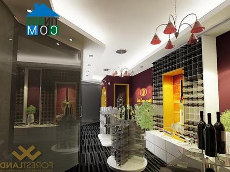 Ảnh Thiết kế showroom rượu chỉ với 40m2