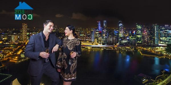 Ảnh Ku Dé Ta - quán bar xa hoa trên nóc Marina Bay