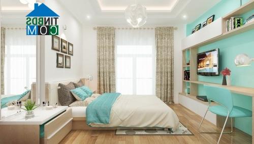 Ảnh Bài trí không gian đẹp, tiện dụng cho nhà 4 tầng