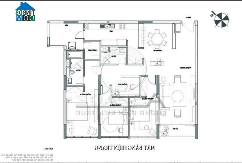 Ảnh Cải tạo căn hộ 172m2 hợp phong thủy tuổi 1974