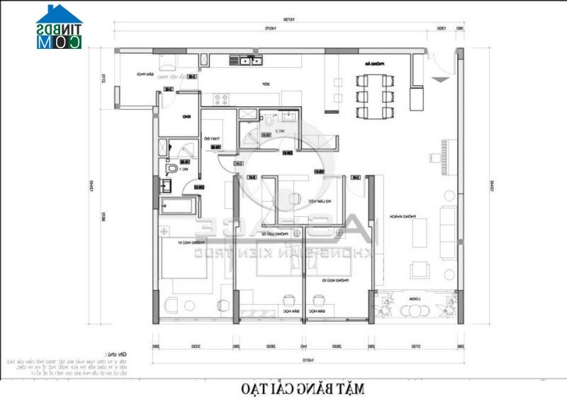 Ảnh Cải tạo căn hộ 172m2 hợp phong thủy tuổi 1974