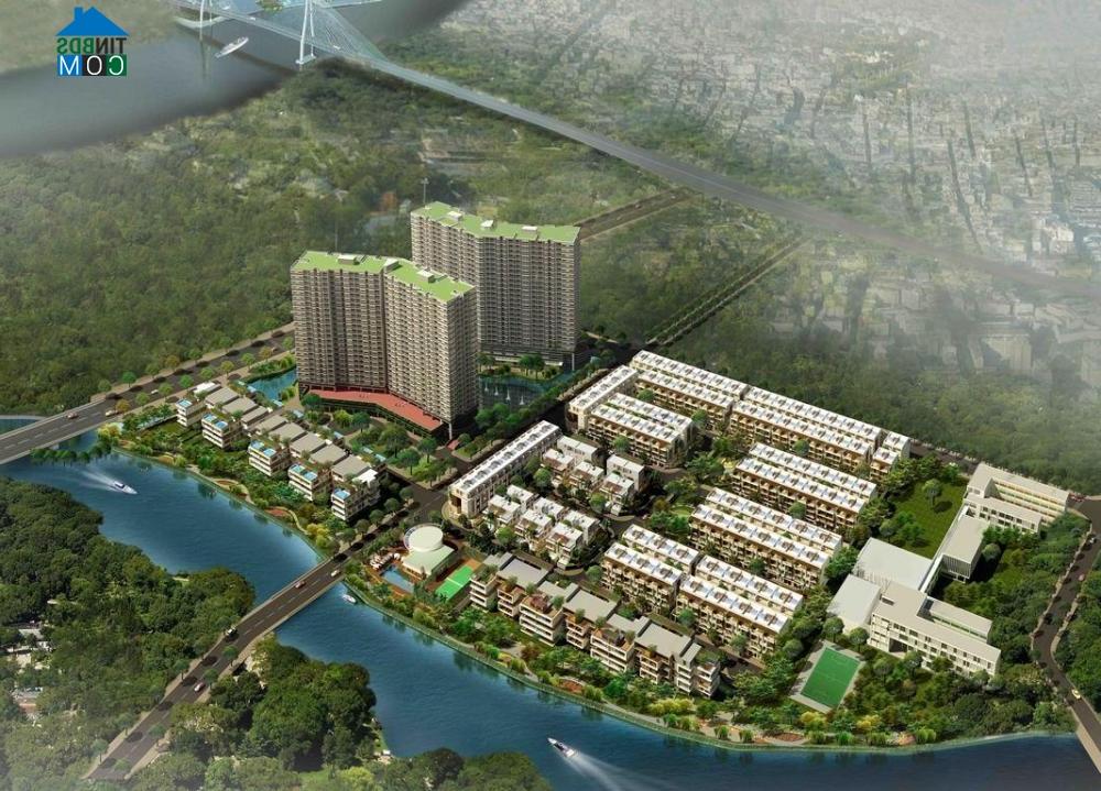 Phối cảnh một dự án BĐS do Sacomreal triển khai