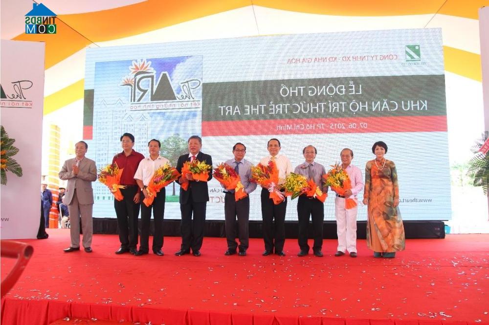 Khách mời tham dự lễ động thổ dự án Khu căn hộ tri thức trẻ The Art