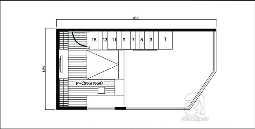 Ảnh Tư vấn nội thất cho nhà 36,4m² bị vát