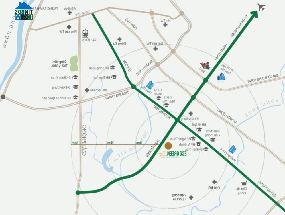 Ảnh Eco-Green City - Tổ hợp thương mại, siêu thị, VP và nhà ở tiện nghi, hiện đại