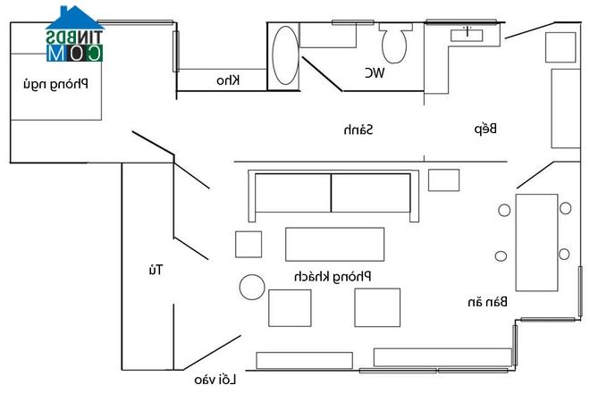Image ảnh Ngắm căn hộ 70m2 sinh động với màu sắc tươi sáng