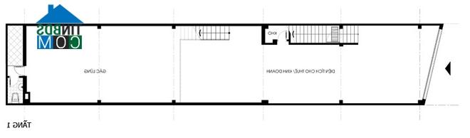 Mặt bằng thiết kế tầng 1