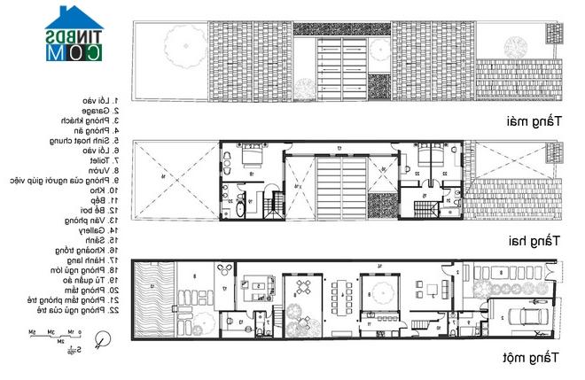 Ảnh Nhà ống xanh mát của vợ chồng nghệ sĩ người Anh