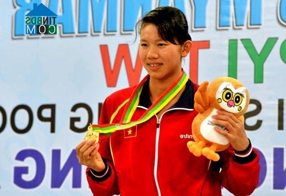 Ảnh Kình ngư Ánh Viên được tặng căn hộ Trí Thức Trẻ The Art1 trị giá 1 tỷ đồng