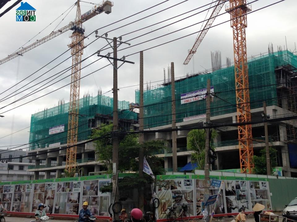 Dự án đã thi công xong tầng 4 và tiếp tục lên tầng