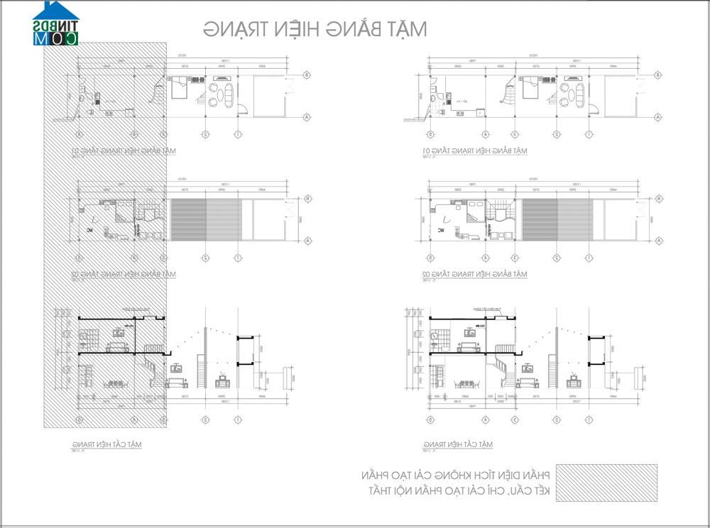 Bản vẽ mặt bằng hiện trạng