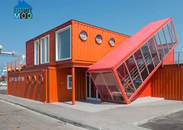 Ảnh Thiết kế văn phòng độc đáo từ những chiếc container