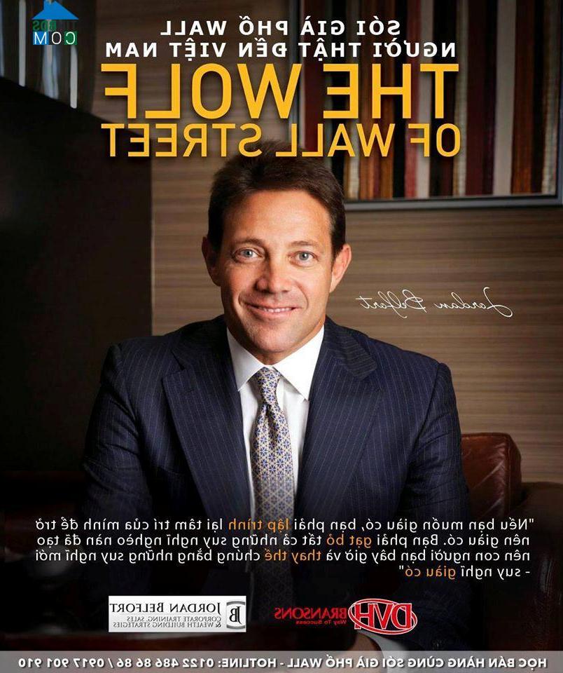 Ảnh Jordan Belfort mở khóa huấn luyện kỹ năng kinh doanh tại Tp.HCM