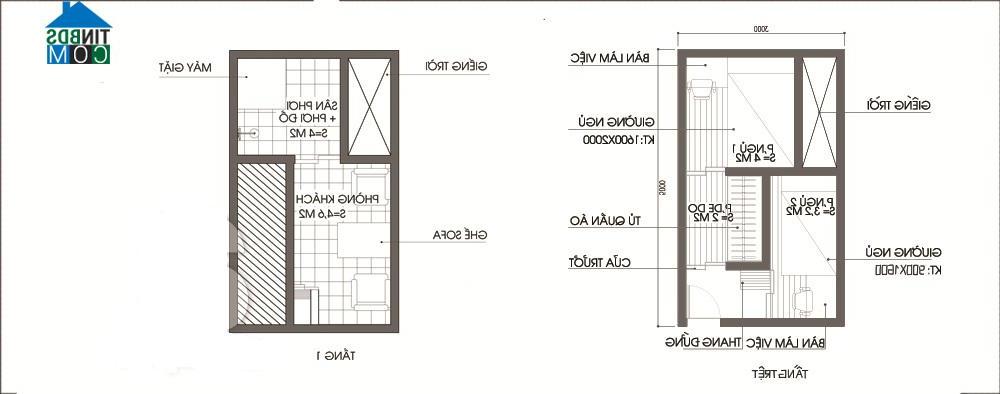 Bản vẽ tư vấn thiết kế theo phương án 1