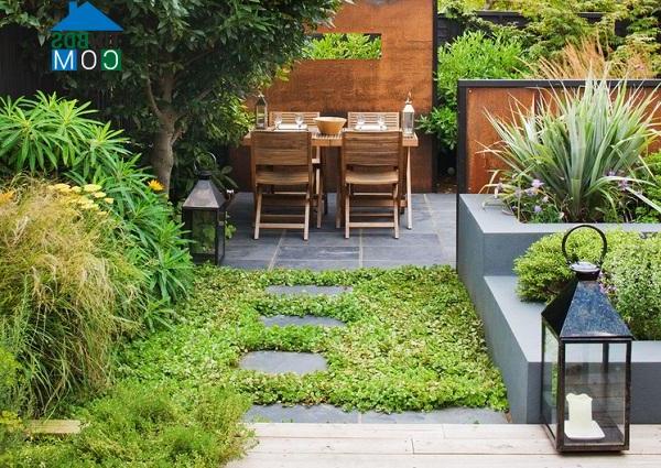 Ảnh Ngây ngất với những góc thư giãn đẹp lung linh trong vườn nhà