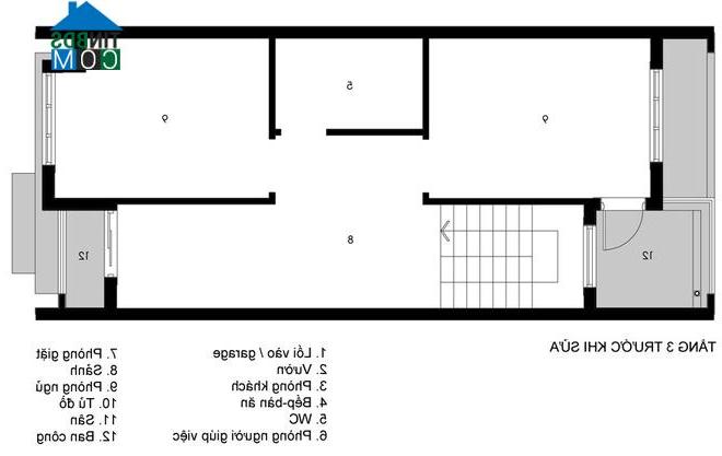 Image ảnh Nhà phố thoáng đãng vì không có tường ngăn