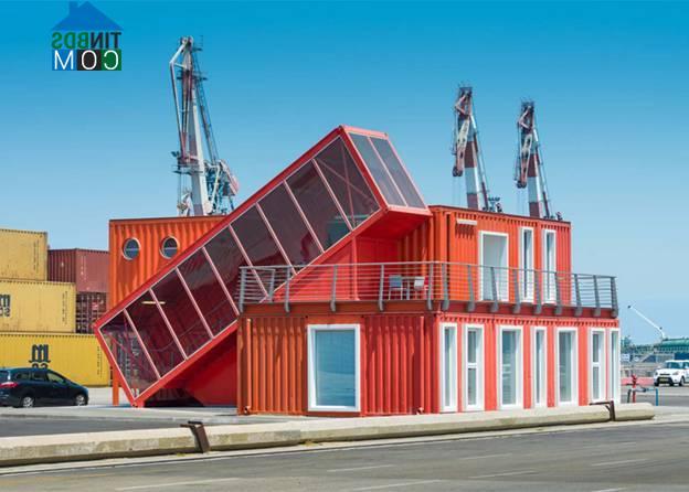 Ảnh Thiết kế văn phòng độc đáo từ những chiếc container