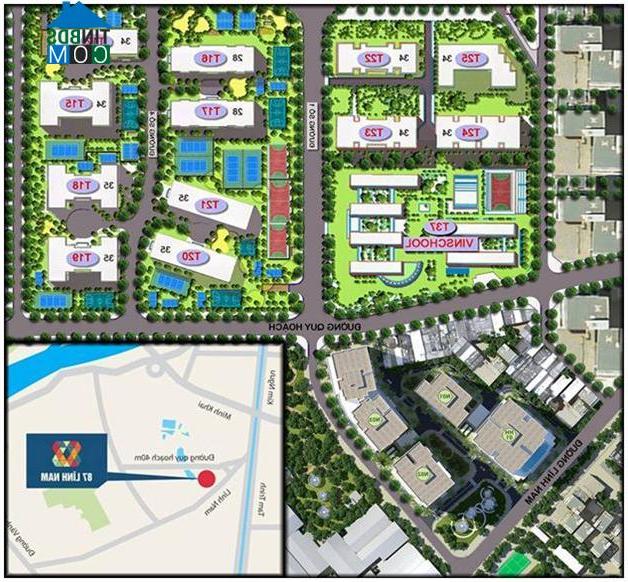 Dự án được hưởng lợi từ vị trí gần Vinhomes Times City
