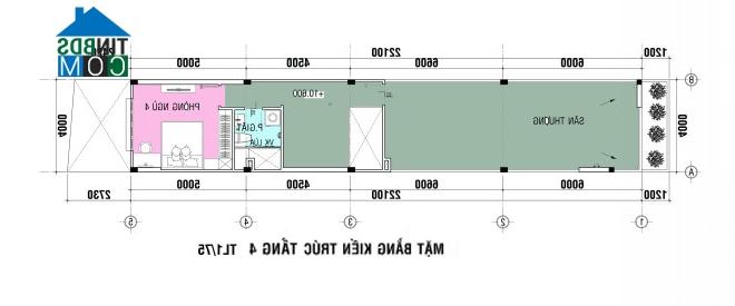 Ảnh Tư vấn thiết kế nhà 4 tầng cho gia đình 3 thế hệ, DT 4x24m