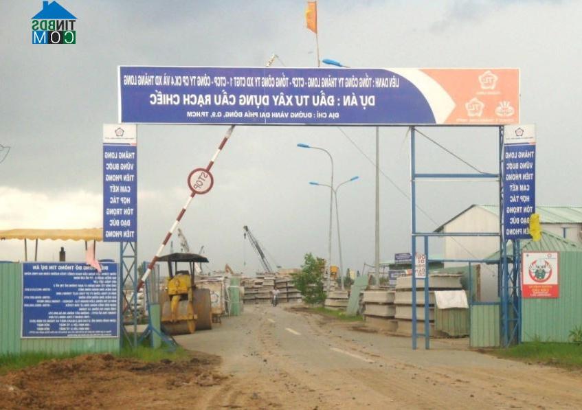 Đường vành đai 2 đang hoàn tất đoạn cuối cùng. ảnh chụp 16/07/2015