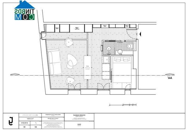 Ảnh Ngắm căn hộ 30m2 “đẹp từng centimet” ở Pháp