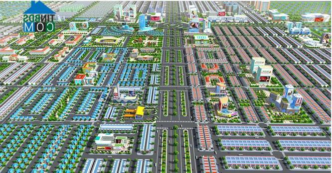 Phối cảnh tổng thể dự án Dầu Giây Center City 2