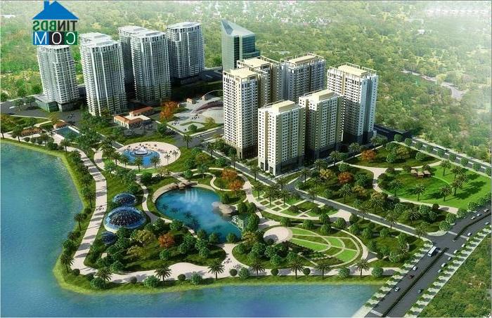 Toàn cảnh dự án Topaz City (ảnh phối cảnh)