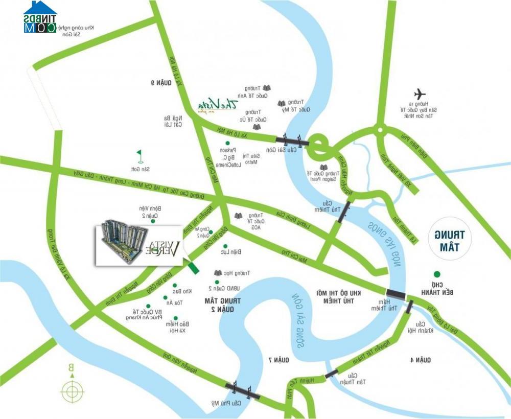 Vị trí dự án Vista Verde