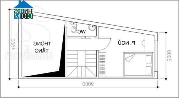 Ảnh Tư vấn thiết kế nhà trong hẻm Sài Gòn, đất nở hậu, DT 34m2