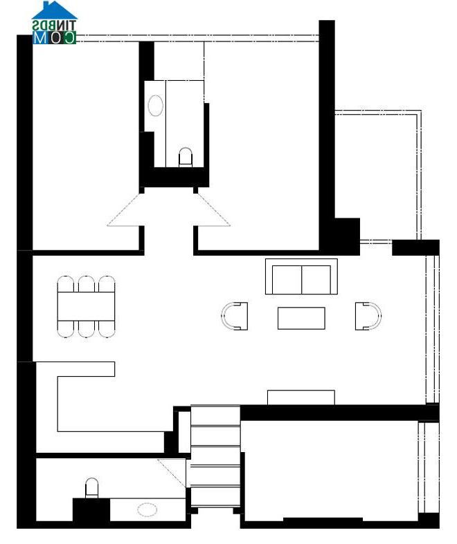 Mặt bằng thiết kế căn hộ 140m2