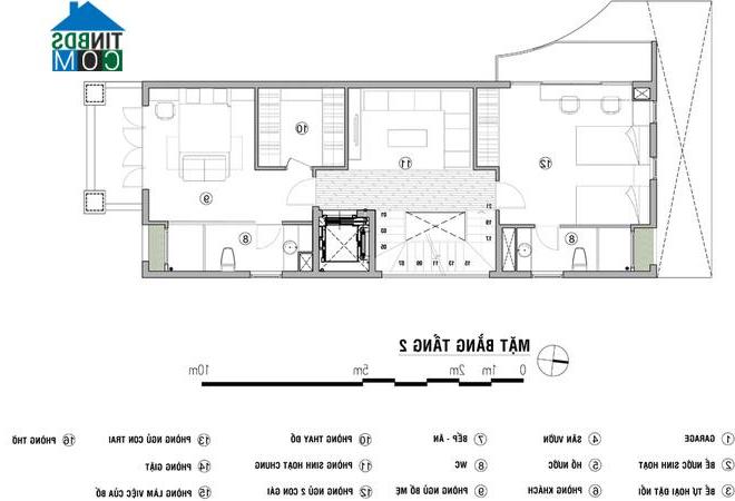 Ảnh Tư vấn thiết kế nhà 3 tầng, có tầng hầm, thang máy