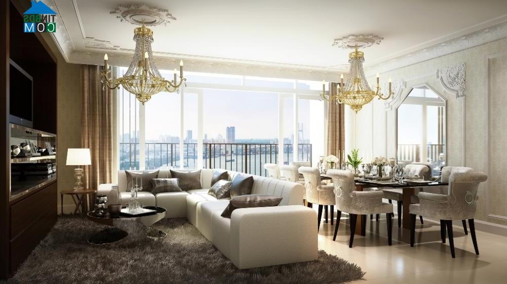 Nội thất sang trọng trong căn hộ Vista Verde