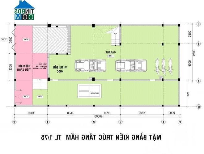 Ảnh Xây nhà phố với vườn cây xanh bao quanh