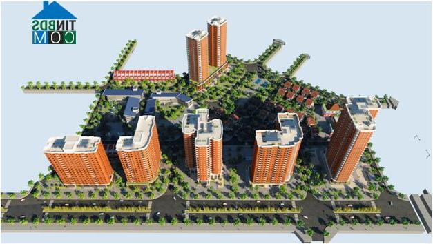 Phối cảnh tổng thể dự án Khu đô thị Nghĩa Đô