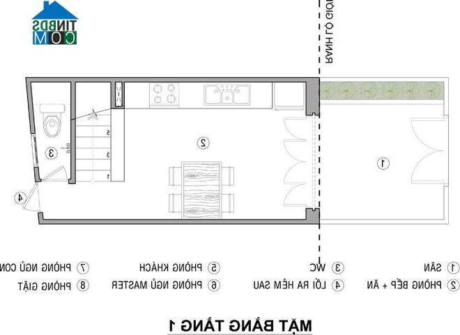 Ảnh Tư vấn thiết kế nhà 3 tầng trên diện tích 21 m2