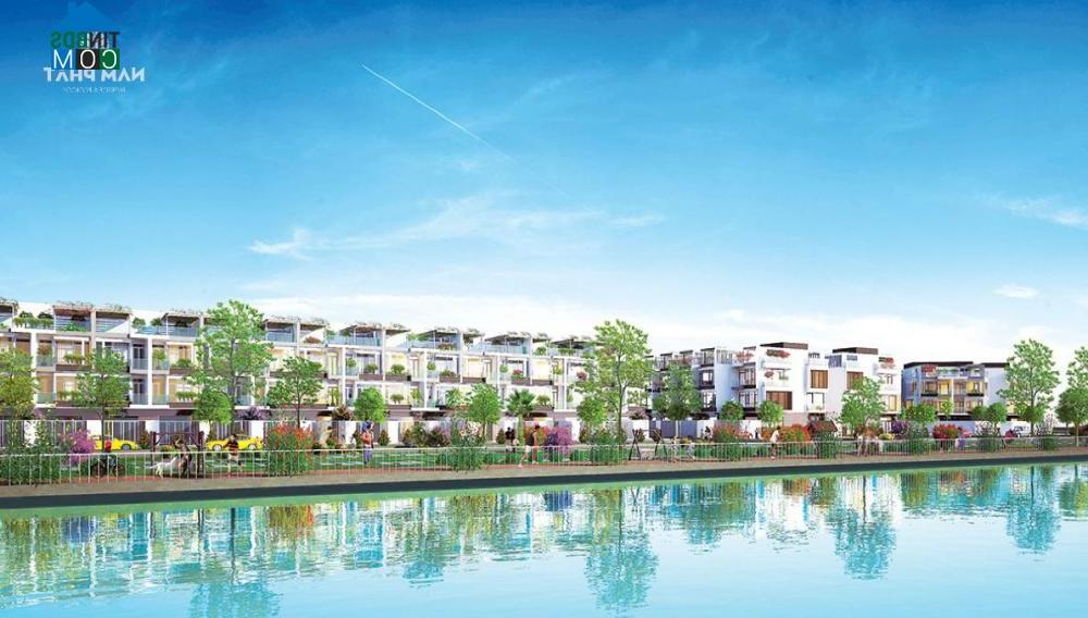 Dự án Nam Phát nằm ven sông, có môi trường sống trong lành