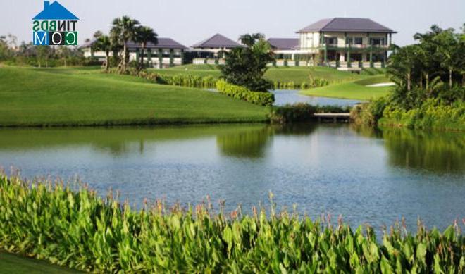 Ảnh Hà Nội quy hoạch khu biệt thự, nhà hàng quanh sân golf Vân Trì
