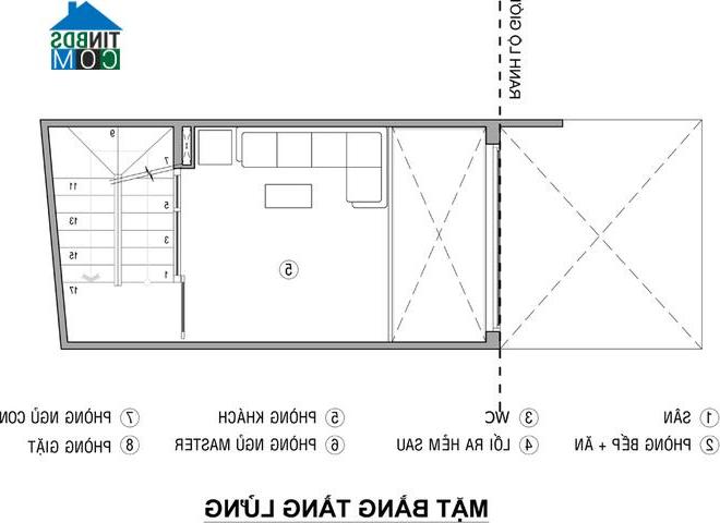 Ảnh Tư vấn thiết kế nhà 3 tầng trên diện tích 21 m2