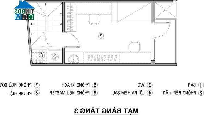 Ảnh Tư vấn thiết kế nhà 3 tầng trên diện tích 21 m2