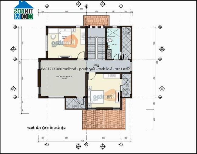 Ảnh Tư vấn thiết kế biệt thự nhà vườn 2 tầng, DT 600m2