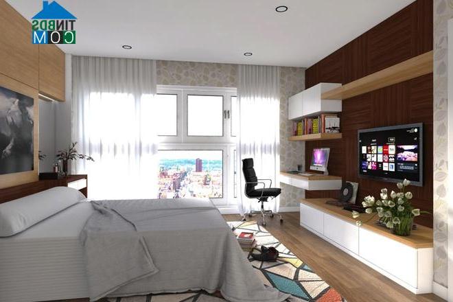 Ảnh Căn hộ 92m2 sinh động với nhiều họa tiết