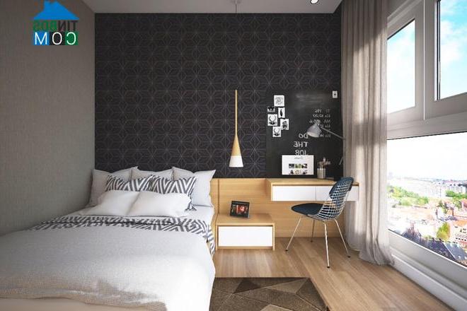 Ảnh Căn hộ 92m2 sinh động với nhiều họa tiết
