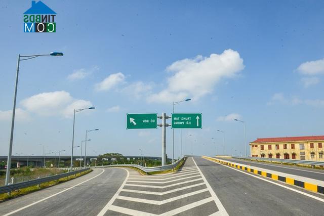 Ảnh Ngắm cao tốc Hà Nội - Hải Phòng trước ngày thông xe toàn tuyến